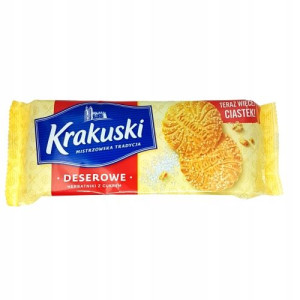 Ciastka Herbatniki Deserowe Krakuski Z Cukrem 200g