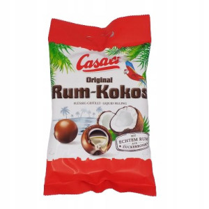 Draże Casali W Mlecznej Czekoladzie Rum-kokos 100g