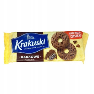 Ciastka Herbatniki Kakaowe Krakuski 163g