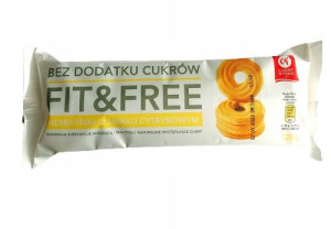 Ciastka Cytrynowe Bez Cukru 120g Fit&free