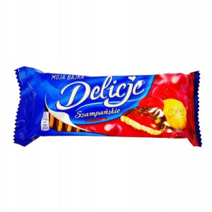 Ciastka DELICJE SZAMPAŃSKIE WIŚNIOWE 147g biszkopt