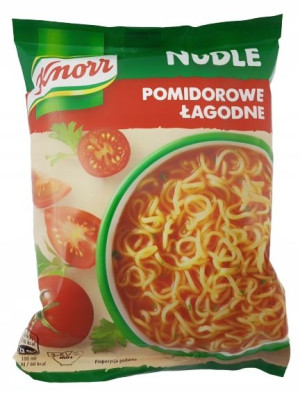 Knorr nudle POMIDOROWA ŁAGODNA zupka BŁYSKAWICZNA