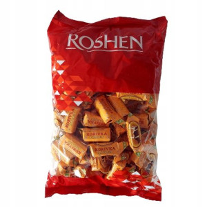 DUŻO krówki CUKIERKI Roshen KRÓWKA MLECZNA 1KG