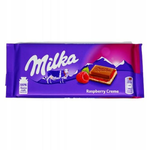 Czekolada Milka 100g Malinowa Rasberry Creme