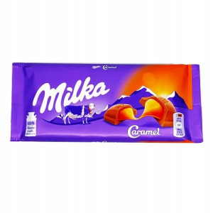 CZEKOLADA MILKA 100G CARAMEL karmelowa