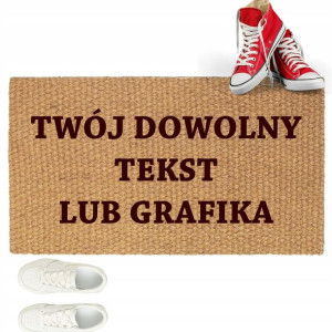 Wycieraczka Pod Drzwi Dowolny Napis Gruba 50x80cm