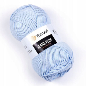 Włóczka YarnArt Jeans Plus kolor BŁĘKITNY 75