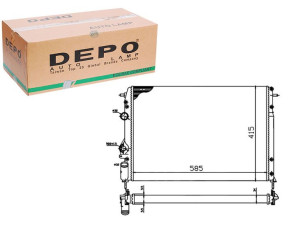 Chłodnica Silnika Depo 7700429769 180000n Rt2266 R