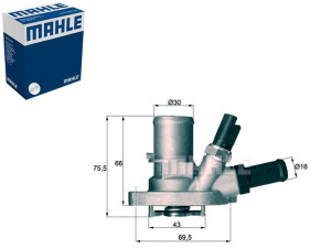 Termostat Fiat 88c 500 1,2 Ford Ka Mahle