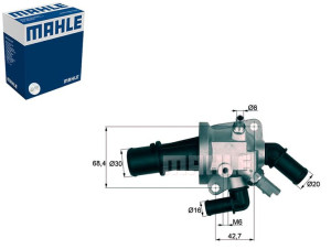 Termostat Opel 88c 1,3cdti 05- Mahle