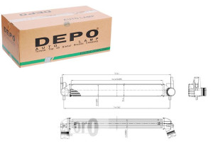 Intercooler Depo 6r0145805