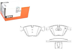 Klocki Hamulcowe Bmw 5 F10 F11 10- Maff