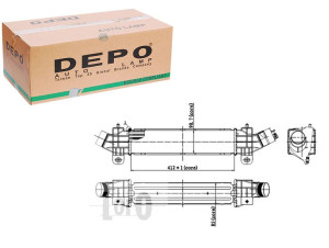 Chłodnica Intercooler Ford Mondeo 00- Depo