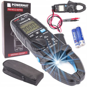 Multimetr Miernik Cęgowy Prądu Cyfrowy Rcd 600a