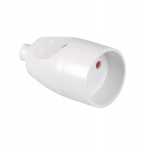 Gniazdo Przenośne 16a 250v B/u Bia Gn-161 Plastrol