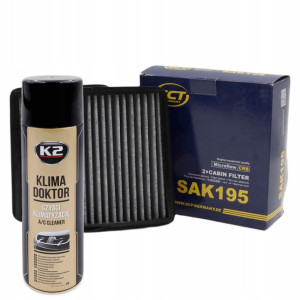 Filtr Kabinowy Węglowy SCT SAK195 +Klima Doktor K2