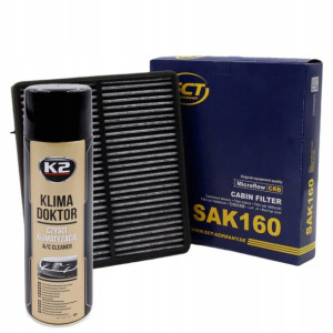 Filtr Kabinowy Węglowy SCT SAK160 +Klima Doktor K2