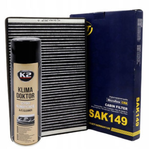 Filtr Kabinowy Węglowy SCT SAK149 +Klima Doktor K2