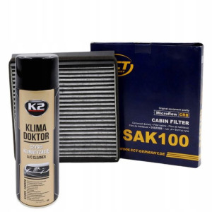 Filtr Kabinowy Węglowy SCT SAK100 +Klima Doktor K2