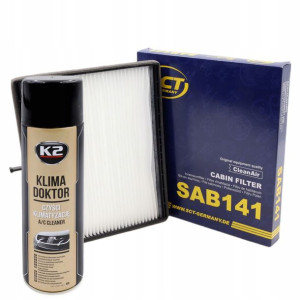 Filtr Kabinowy SCT SAB141 + Klima Doktor K2 500ml
