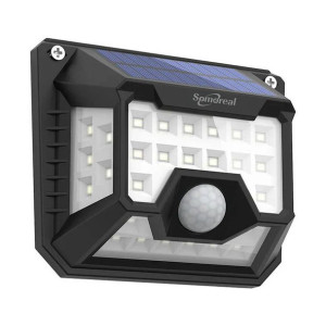 Zewnętrzna Lampa Solarna Led Z Czujnikiem Ruchu I Zmierzchu, 1200mah