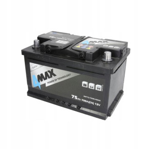 Akumulator 4MAX ECOLINE 75Ah 700A P+