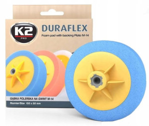 K2 Duraflex Gąbka Polerska Twarda 150mm Gwint M14