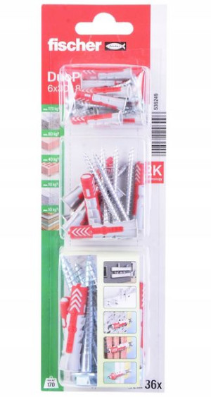 Kołek Rozporowy Fischer Duopower 6, 8, 10 Sk Nv Blister