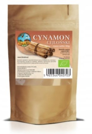 This is BIO 100% organiczny CYNAMON CEJLOŃSKI 60g