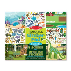 Melissa and Doug naklejki Zwierzęta wielokrotnego użytku