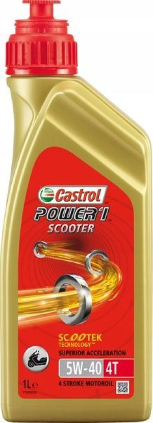Olej 5W40 CASTROL Power 1 Scooter 1l SL Syntet.