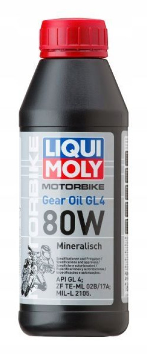 Olej przekładniowy 80 LIQUI MOLY 0,5l GL-4