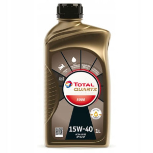 Olej TOTAL Quartz 5000 15W40, 1 litr