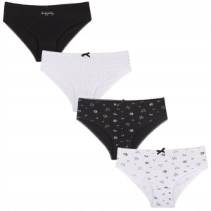 Figi Damskie Klasyk Bikini Bawełna 4 szt. MORAJ M