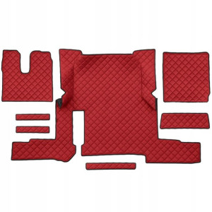 Dywanik podłogowy F-CORE FL50 RED (7szt., materiał