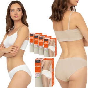 GATTA Bikini Queenie, KOLORY, Bezszwowe, 5-pak, L