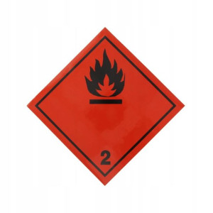 Nalepka Adr Nr 2,1 Cargoparts Cargo-t078