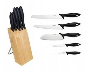 Fiskars Noże Zestaw 5 Noży W Bloku Essential