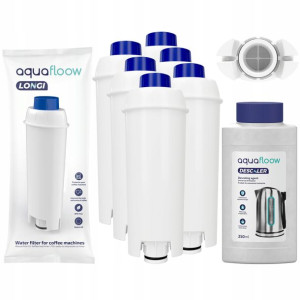 6x Filtr Do Ekspresu Delonghi Esam + Odkamieniacz