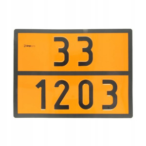 Tablica informacyjna, cyfry 33-1203 300x400 CARGOP