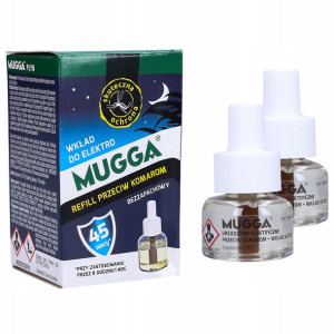 2x Wkład Do Elektrofumigatora Płyn Mugga 45n 35 Ml