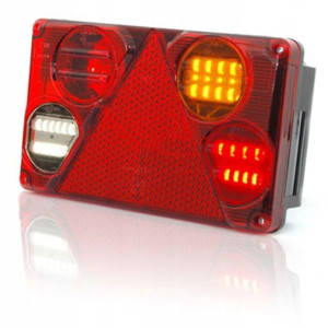 Lampa tył zespolona P 12-24V ze św.cof. WAS 395 W