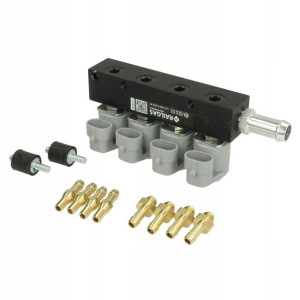 Listwa wtryskowa EG RAILGAS 4CYL. 3OHM LPGTECH LP