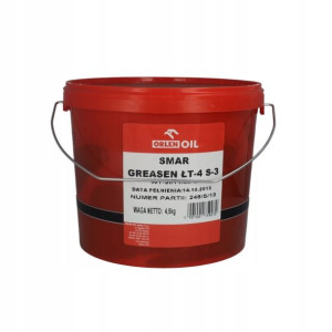 Smar litowy ORLEN Greasen ŁT-4S3, 4,5 kg
