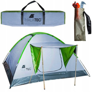 Wodoodporny Namiot Turystyczny 4-Osobowy Camping