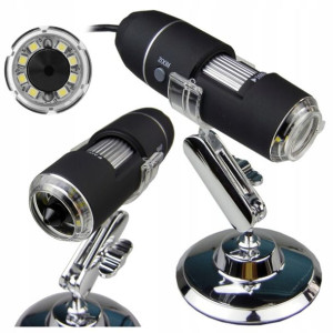 MIKROSKOP Cyfrowy 1600x 2mpx USB Widok na Komputer