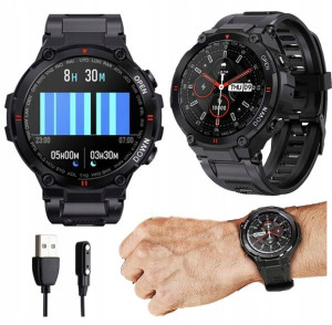 Smartwatch Zegarek Męski Wodoodporny Sportowy GPS