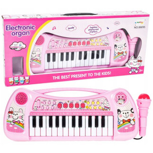Keyboard Dla Dzieci Organy Mikrofon Pianino Rytmy