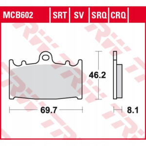 Klocki hamulcowe przód KAWASAKI GPZ KR-1 ZR ZX ZX-