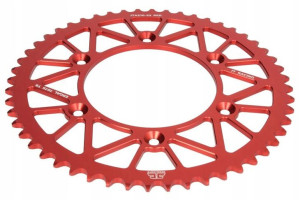 Zębatka tylna aluminium JT 520 JTA210,52RED